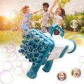 Children's Bubble Machine 25 Hole Bazooka Bubble Machine Bubble gun Kids handheld 25-hole rocket bubble machine Gatling gun toy for boys and girls perfect for outdoor indoor summer play pool party birthday wedding party toy amazing gifting item. 