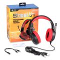 Zoook Stealth Professional Headset Over the ear, built in microphone, Ultra-Comfort memory Foam, compatible with PC, Xbox,PS4, Mobiles (Free Y Splitter Included). 