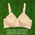 Light Padded Bra For Women & Girls Soft Light Padded Bra in Pack of 2 Skin Black - Size 32 to 42. 