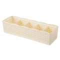 【BestGO】5 Grids Wardrobe Storage Box Basket Sock Storage Box Underwear Organizer Bra Underwear Storage Box Plastic Container Organizer. 