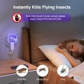 MAT - 2 in 1 Mosquito Lamp with LED Light & Charging Stand - USB Rechargeable Mosquito Killer Racket - machar marne ki machine. 