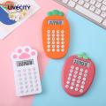 Calculator Mini Compact Mini Cartoon Fruit Shape Calculator for School Office Use Compact Portable Carrot Shaped Mini Calculator. 