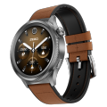 Zero® Lunar 360 Smartwatch 1.43" AMOLED Display |  Calling, Full Health Tracking, Voice Assistant | Premium Zinc Alloy Body with Leather+TPU Strap | Unisex Smartwatch for Android & iOS. 