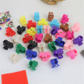 36 HAIR CHUTKI HAIR CATCHER SMALL BUTTERFLY MULTICOLOR JAW CLIP FOR GIRLS  / BABY GIRLS HAIR CATCHER / SMALL PLASTIC HAIR CLUMPS. 