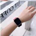 Suitable for IWatch Applewatch watch strap, ultraS87 color blocked silicone magnetic replacement wristband. 