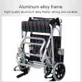 Aluminum Folding Stair Chair Travelling Outdoor Comfortable Mobile Wheelchair, Portable Lightweight Evacuation Ultra Lightweight Aluminum Alloy Transport Outdoor. 