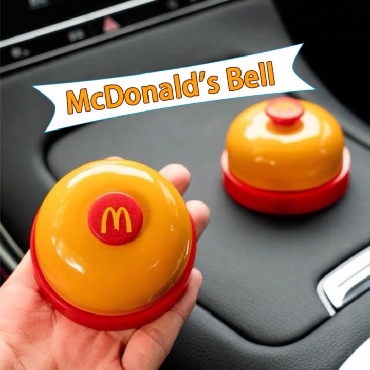 Fashion McDonald's Table Bell Stable Base Cartoon Hands Pressing Bells ...