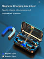 F9-5 TWS Bluetooth 5.0 Earbuds 3D Smart Touch Control HIFI Music LED Display Wireless Earphone with Charging Box. 