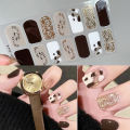 Waterproof And Long-Lasting No-Bake Nail Stickers Nail Polish Film Nail Stickers Full Color Nail Art Stickers Moyao. 