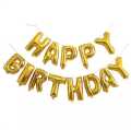 Lovely Black & Golden Happy Birthday Theme ( 1Birthday foil + 1 Birthday Banner + 1 fairy light+ 30 Balloons + 4 Stars) Birthday Party Theme -Birthday Decoration - Birthday Accessories -Birthday Home Decor. 