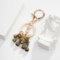 Chess pendant keychain alloy pendant keychain Chess King Queen Rook Knight Pawn Bishop Silver Color Pendant KeyRing jewelry gift. 