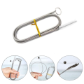 150CM Flexible Refrigerator Drain Dredge, Stainless Steel Kitchen Drain Tube Pipe Cleaning Brush, Fridge Drain Hole Dredge Tool. 