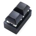 2 Key Custom Macro Programming Shortcut Key Office Game One Hand Copy And Paste Green Shaft Mechanical Keyboard. 