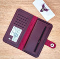 Dunbollu Slim long PU Leather Wallet for Men Boy With Zip - Cardholder Gents wallet. 