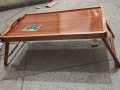 Bed Tray Wood Folding Bed Serving Tray Breakfast Table/ Laptop Table. 