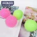 Green forest Spike Rubber Ball Safe Light Up Flashing Spiky Balls. 