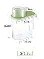 DAAL JAR FOOD GRADE PP Plastic 1.9L Air Tight Storage Box Grain Pulses Flour Rice Pasta Cereal Dry Food Snacks Container. 