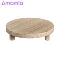 Wooden Display Stand Handcrafted Wooden Plant Stand for Indoor Outdoor Home Decor Stylish Flower Pot Holder with Wood Legs Buyers' Favorite Planter Pot Display Stand. 