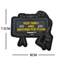 Xinxun FRONT TOWARD ENEMY Front Toward High Quality Embroidered Cloth Patch Military Morale Velcro Badge. 