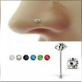 Pure selvar Filled Small Size Nose pin For Women pack off 6 pcs. 