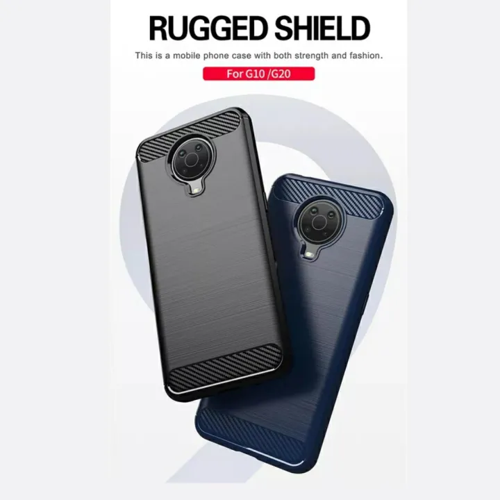 QAGS%20Nokia%20G10%20/%20Nokia%20G20%20Carbon%20Fiber%20Brush%20Texture%20Anti%20shock%20Drop%20Resistance%20Armored%20Silicon%20Tpu%20Case%20Back%20Cover%20Antishock%20-%20Image%202