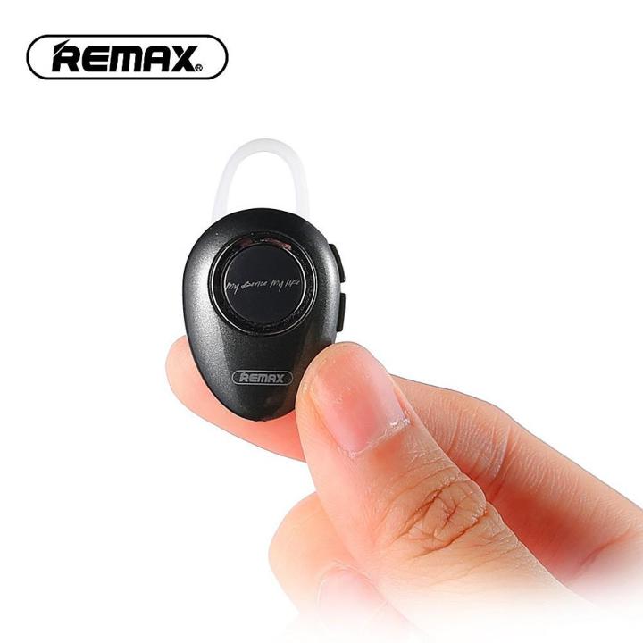 Remax Bluetooth Rb-T22 Wireless Mini Single Side Earphone - Black