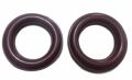 Pack of 10 Brown PVC Plastic Curtain Round Rings with washers Curtains Hole Ring. 