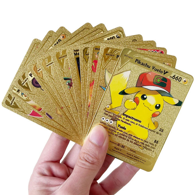 10%20Pcs%20Pokemon%20Gold%20Foil%20Cards%20Pack%20Anime%20Cartoon%20Pokemon%20English%20Version%20Tcg%20Card%20For%20Fans%20Collection%20-%20Image%205