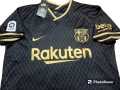 Barcelona messi shirt barcelona black shirt messi shirt 20/21 Football shirt. 