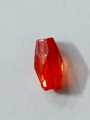 Red Cylinder Cut Acrylic Plastic Beads for DIY Crafts - Pack of 130 Pcs / 15gms - Ideal for DIY Jewelry Making, Jewelry, and Dress Accessories.. 