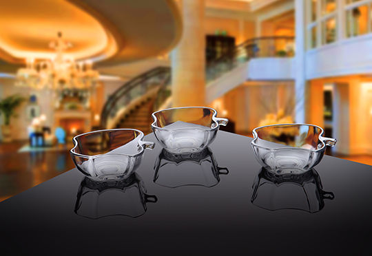 Glass Apple Shaped Serving Bowls |1x/set of 6
