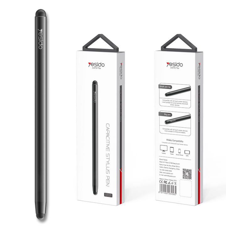 Yesido%20ST01%20Double%20Headed%20Passive%20Stylus%20Pen%20High%20Precision%20Touch%20Screen%20Capacitive%20Pen%20for%20Tablets%20PC%20Phones%20-%20Black%20-%20Image%202