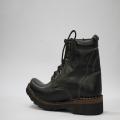 Black Leather Shoes - High Ankle . 