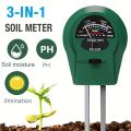 Soil Meter 3 in 1 Soil Meter PH Meter Moisture Meter Light Meter - Garden Measuring Instrument. 