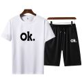 Printed Half Sleeves Cotton Jersey Summer Tracksuit For Boys & Girls T-Shirt & Shorts Gym Sports Outdoor Gaming Tracksuit for Men_Boys_Girls_Women Party Wear. 