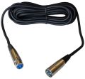 5 METER MICROPHONE EXTENSION CABLE, XLR M TO XLR F. 