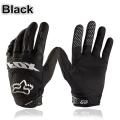 【ALLGOOD】Full Finger Motorcycle Gloves Leather Fabric Wear-resistant Motorbike Guantes Gloves. 
