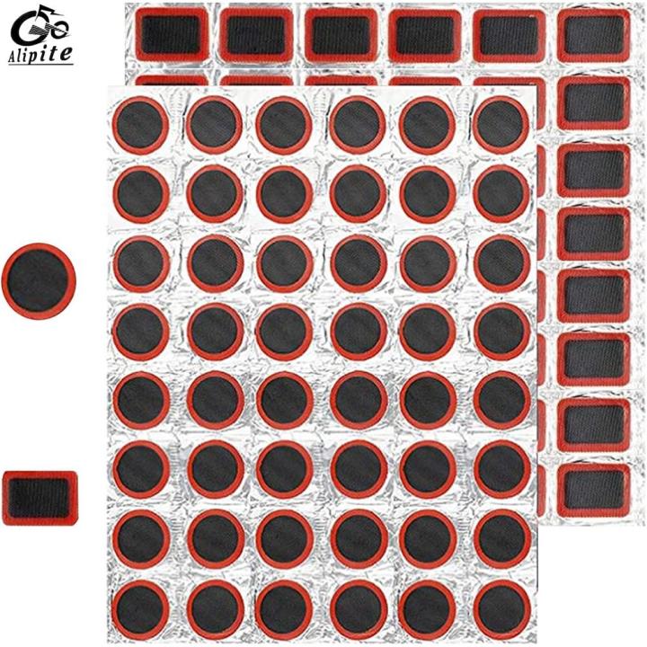 [HOT] 48Pcs Rubber Puncture Patches Bicycle Tire Tyre Tube Repair Cycle ...