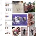 Rj Anime Kiki's Delivery Service Necklaces Cute Kiki Black Cat Jiji Cosplay Pendants Choker For Girl Jewelry. 