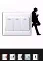 man switchboard wall sticker switch board stickers boy for boys black switch sticker. 