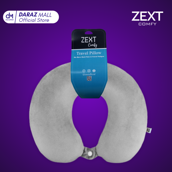 ZEXT%20COMFY%20U%20Shape%20Travel%20Neck%20Pillow%20Soft%20Polyester%20Car%20Airplane%20Neck%20Cushion%20Multiple%20Color%20-%20Image%202