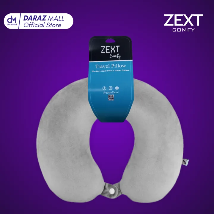 ZEXT%20COMFY%20U%20Shape%20Travel%20Neck%20Pillow%20Soft%20Polyester%20Car%20Airplane%20Neck%20Cushion%20Multiple%20Color%20-%20Image%202