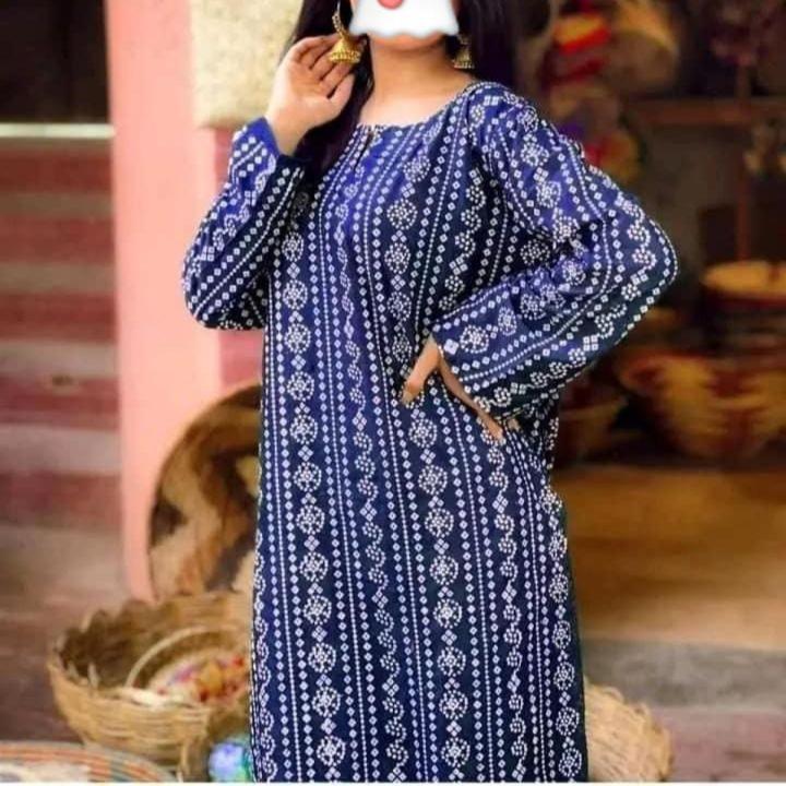 Smars Fashion blue chunri 2pc dress for women | Daraz.pk