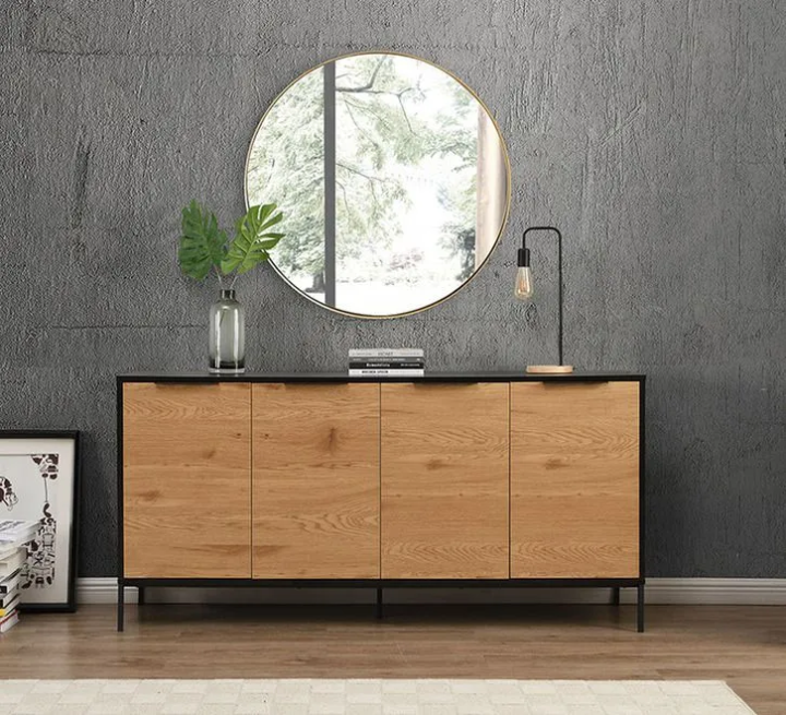 Black Oak Chester Buffet Timeless Elegance for Your Home Décor