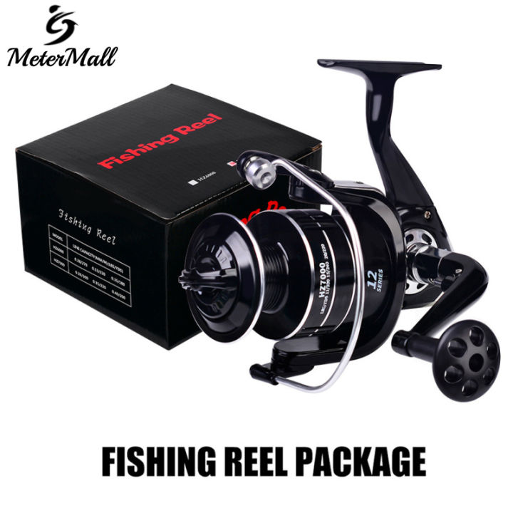 MeterMall Fishing Reel Ultralight Heavy Duty Spinning Reel Powerful Metal Fishing Reel For Left & Right Hand Outdoor Fishing HZ1000-7000