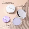 【2024】 Matte Setting Powder Lasting Oil-control Purple Glitter Pressed Powder Brightening Face Powder Jelly Compact Foundation Makeup. 