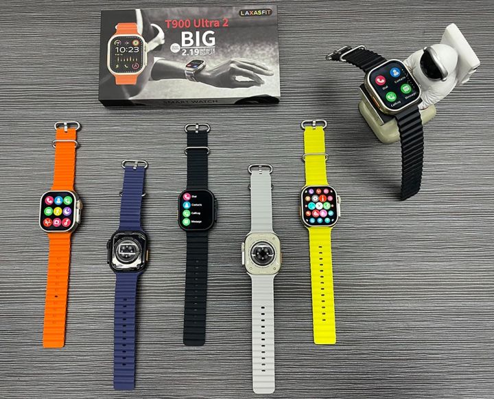 T900 Ultra 2 Smart Watch - Series 9 - 2.19" Display - Bluetooth Calling - Custom Wallpaper - Wireless Charging - Compatible with All Phones