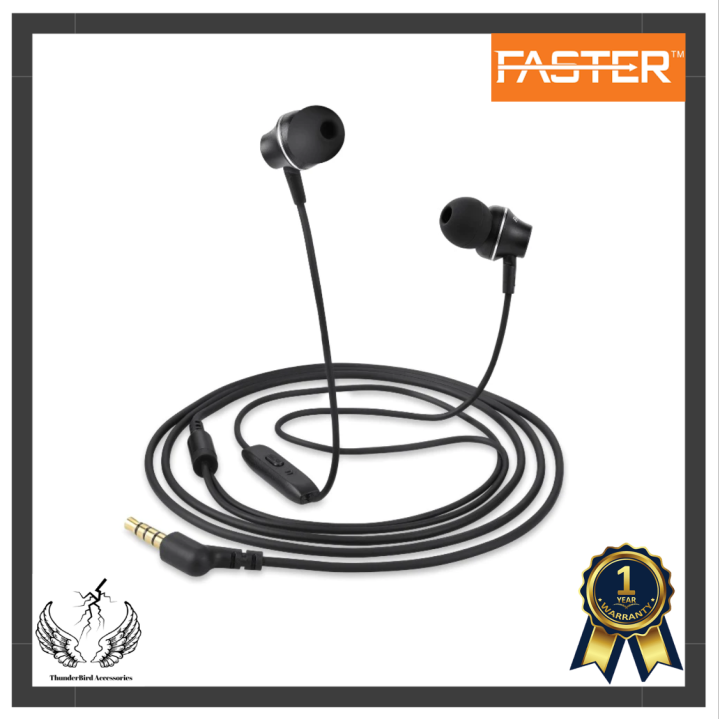 FASTER FHF-10C Modern & Fashionable In-Ear Handsfree: Elevate Your Sound, Style, and Connectivity