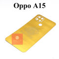 Oppo A15 Gold Back Sheet Protector. 