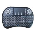 Backlight English Russian French Spanish Portugal Fly Air Mouse 2.4G Touchpad For Android TV Box PC I8 Mini Wireless Keyboard. 